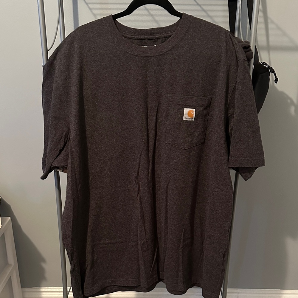 Carhartt Men's Dark Brown Short Sleeve Tee